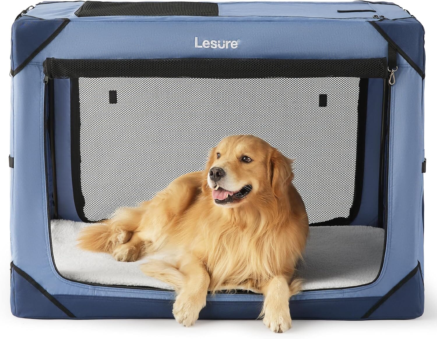 Lesure Collapsible Dog Crate - Portable Pet Crate Lesure Pet