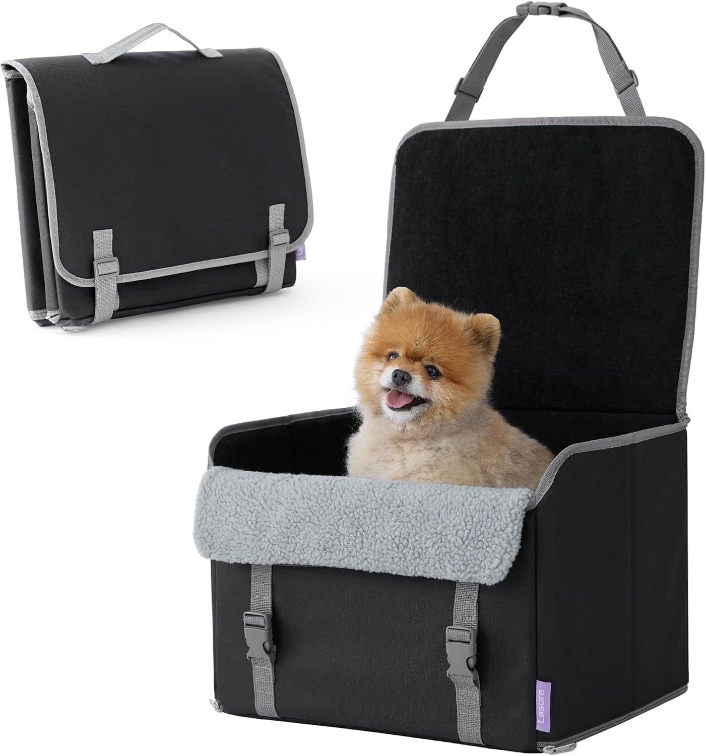 Lesure Foldable Car Seat Bed Pet Bed Lesure Pet