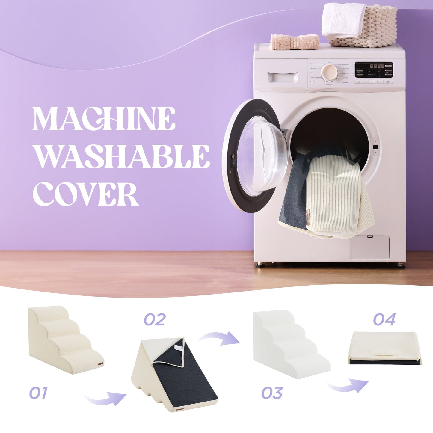 Lesure Orthopedic Dog Stairs Pet Stairs Lesure Pet