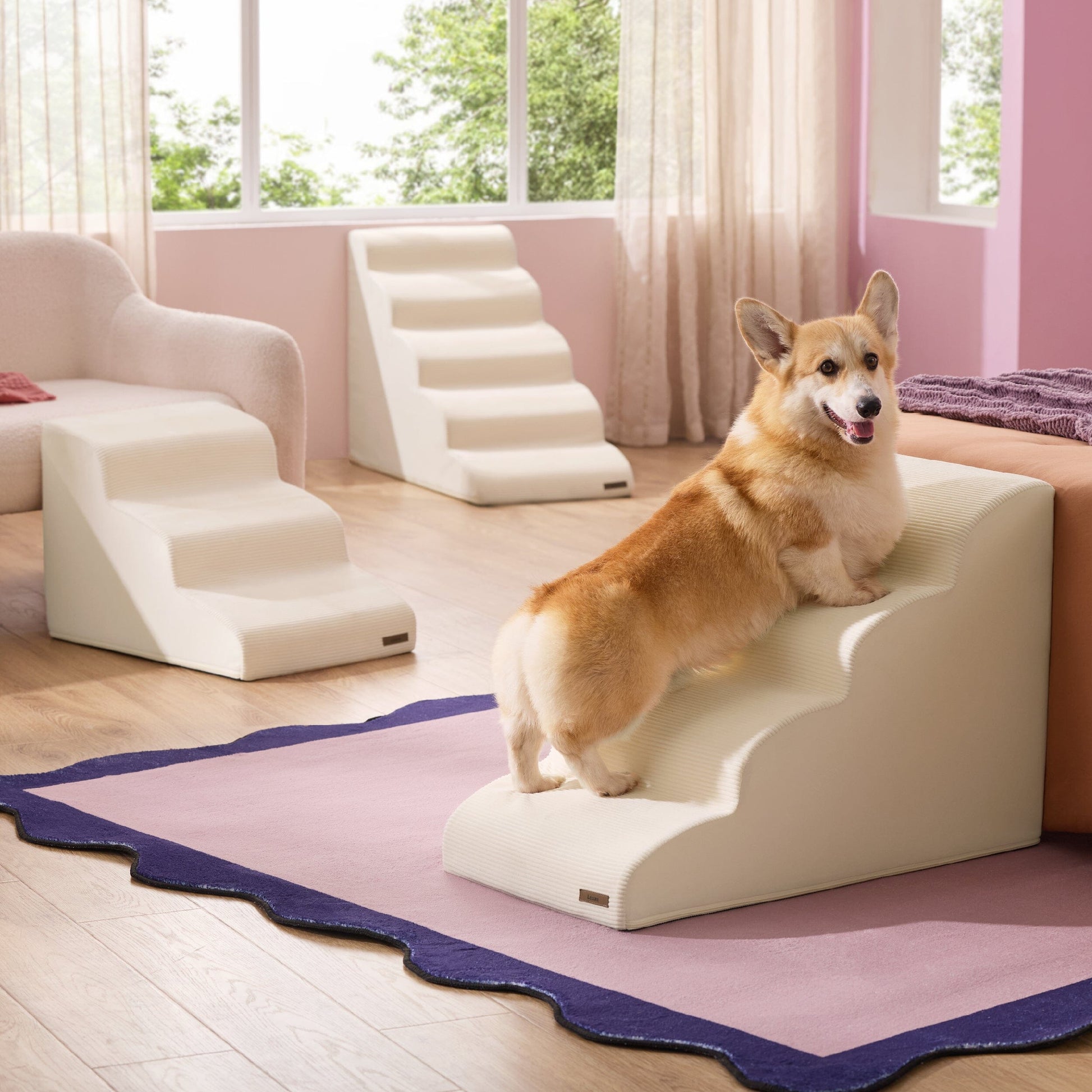 Lesure Orthopedic Dog Stairs Pet Stairs Lesure Pet