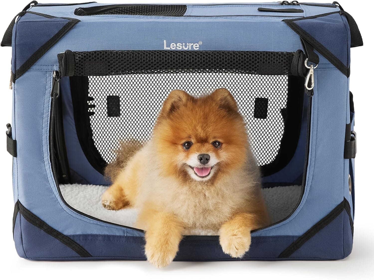 Lesure Collapsible Dog Crate - Portable Pet Crate Lesure Pet
