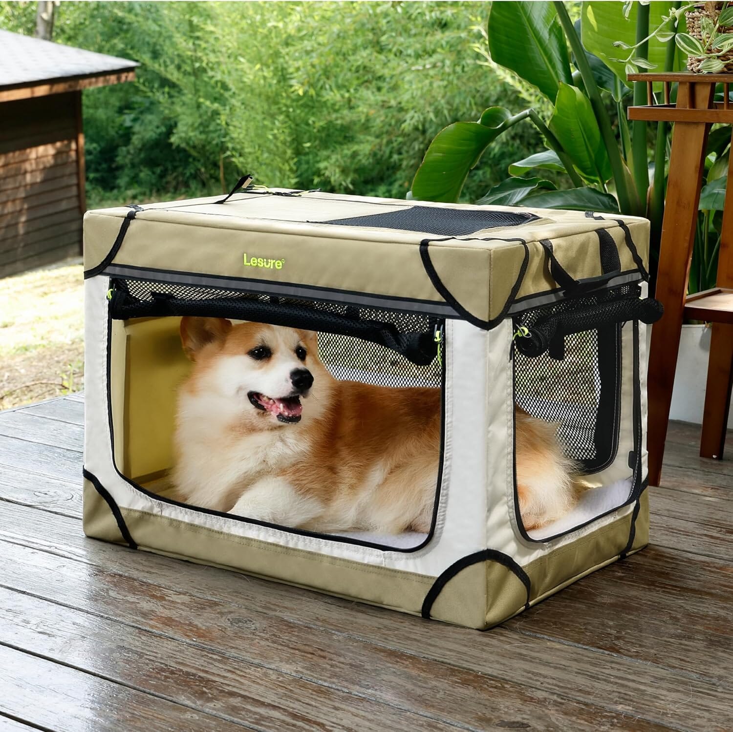 Lesure Soft Collapsible Dog Crate Pet Crate Lesure Pet