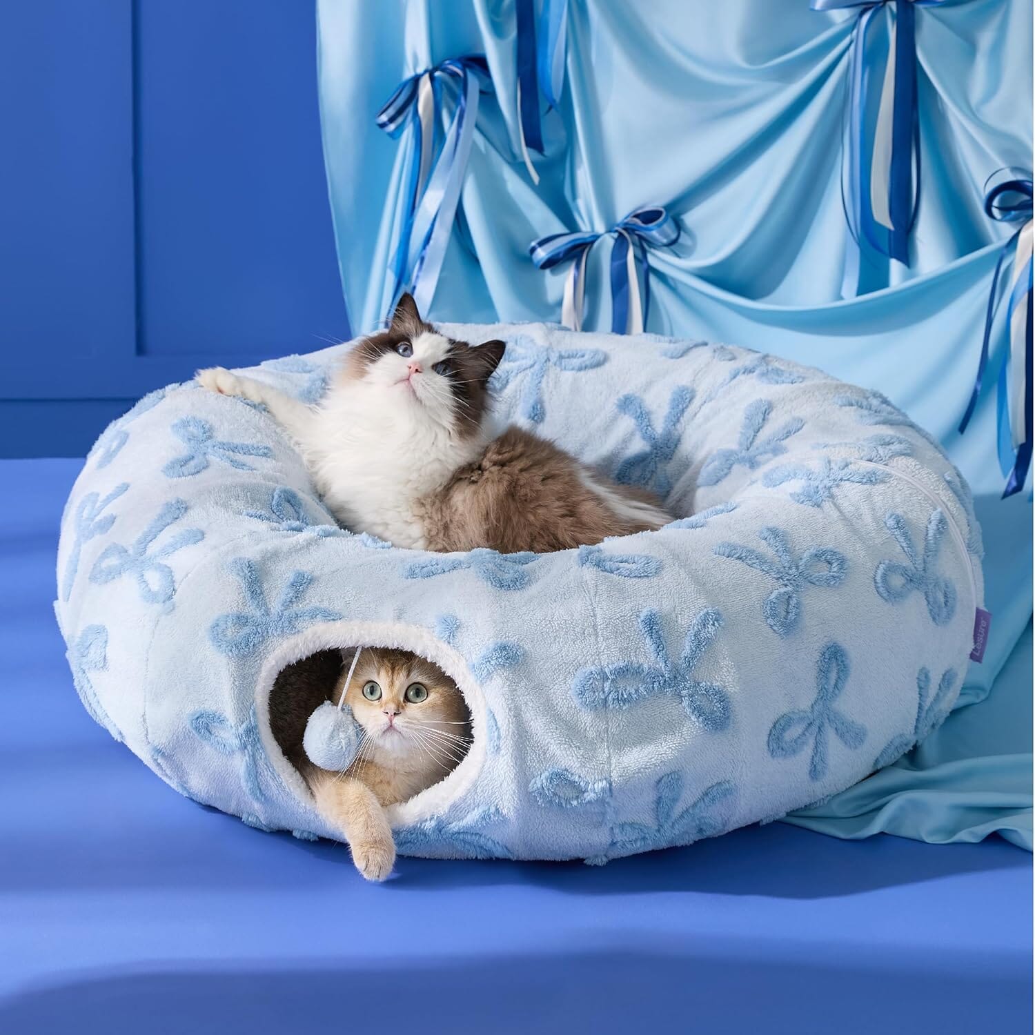 Lesure 2-in-1 Cat Tunnel Bed Pet Supplies Lesure Pet