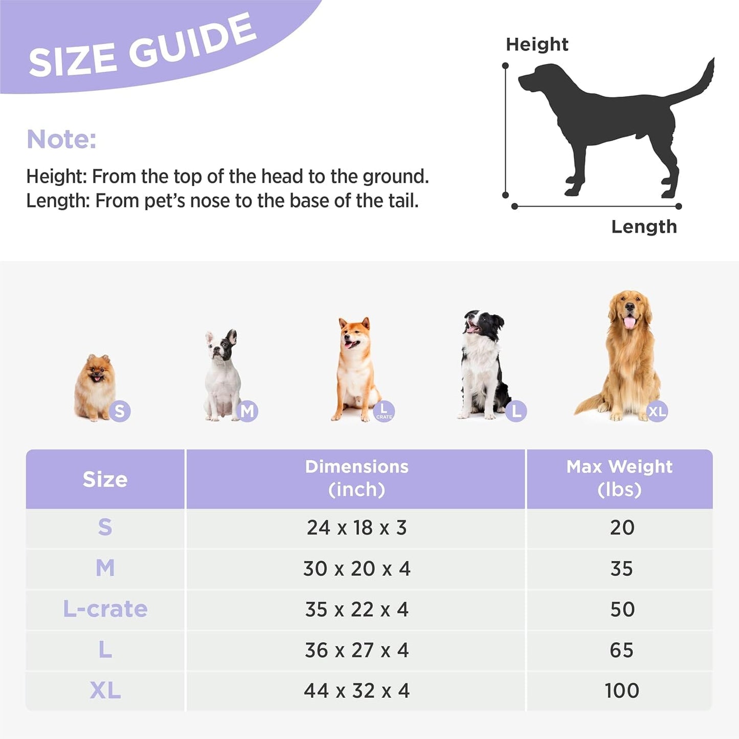 Lesure Orthopedic Dog Bed Pet Bed Lesure Pet