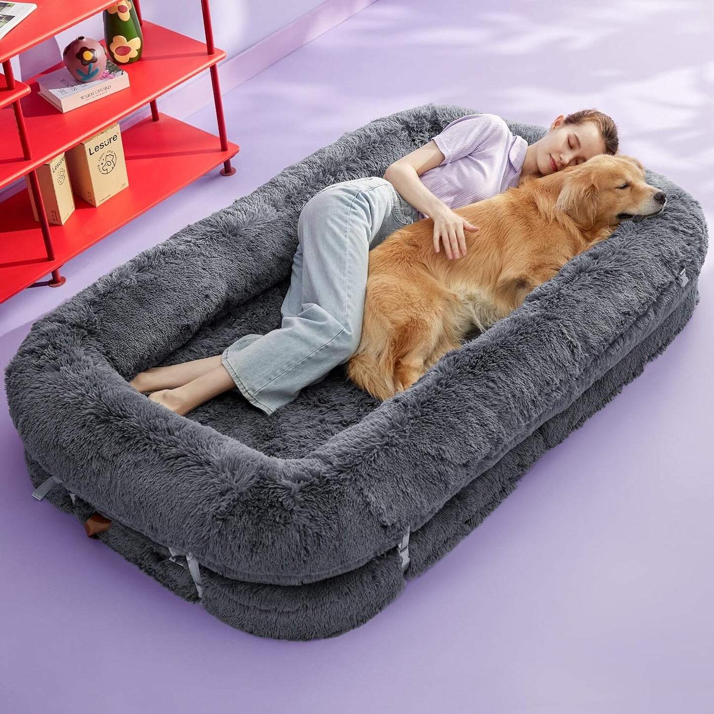 Lesure 3 in 1 Foldable Human Dog Bed Pet Bed Lesure Pet