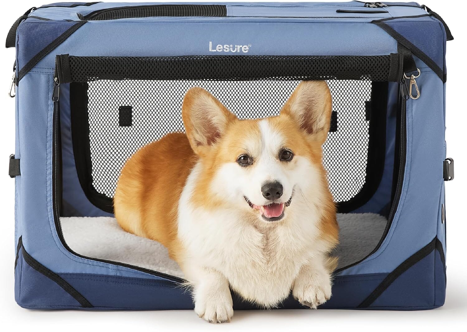 Lesure Collapsible Dog Crate - Portable Pet Crate Lesure Pet