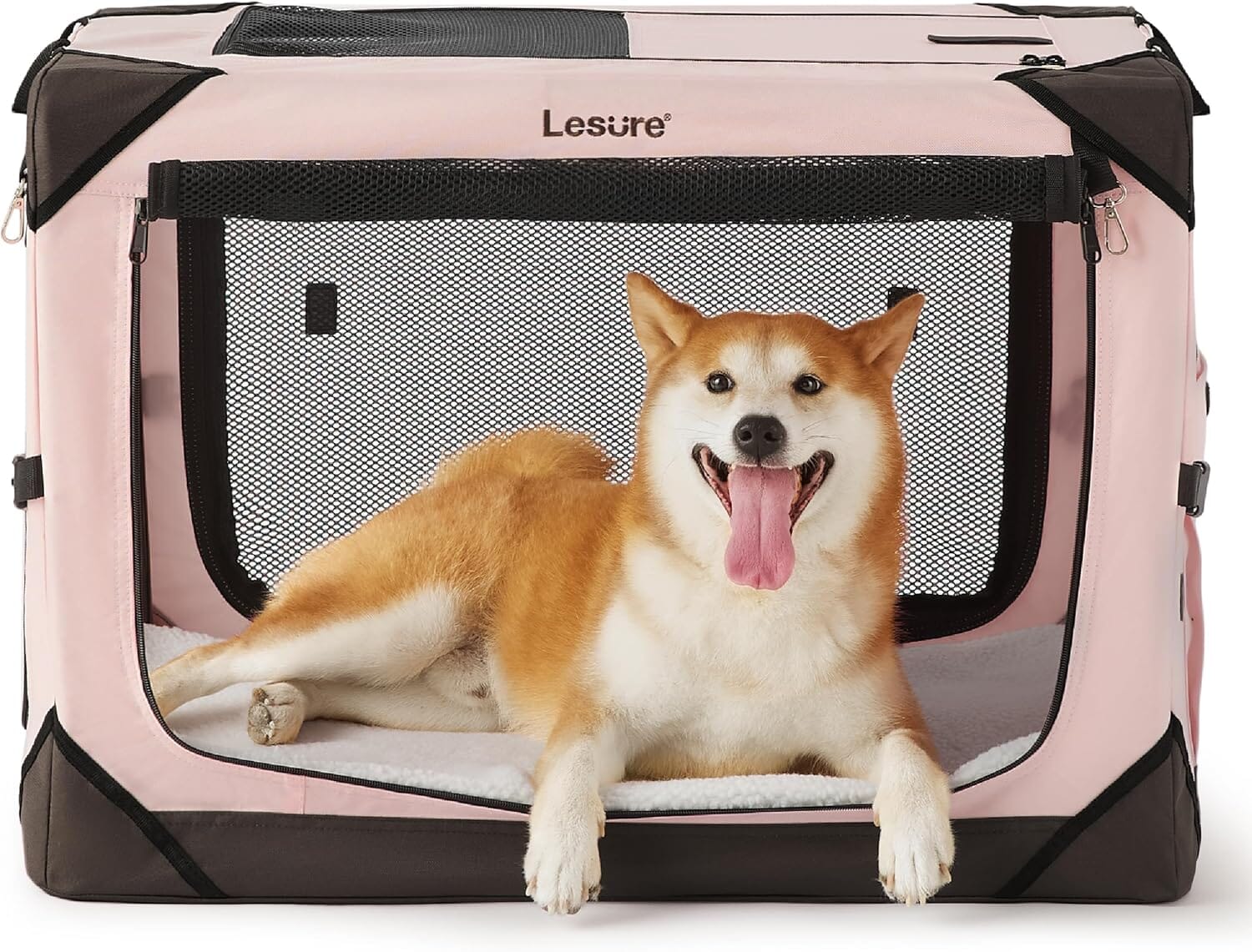 Lesure Collapsible Dog Crate - Portable Pet Crate Lesure Pet