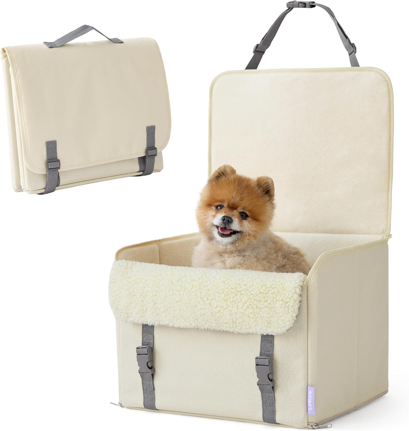 Lesure Foldable Car Seat Bed Pet Bed Lesure Pet
