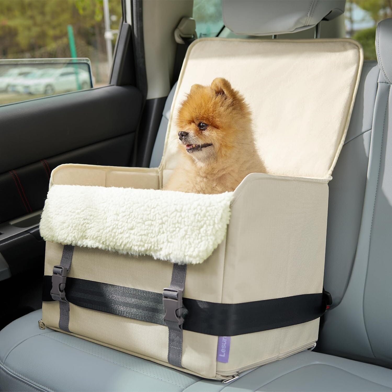 Lesure Foldable Car Seat Bed Pet Bed Lesure Pet