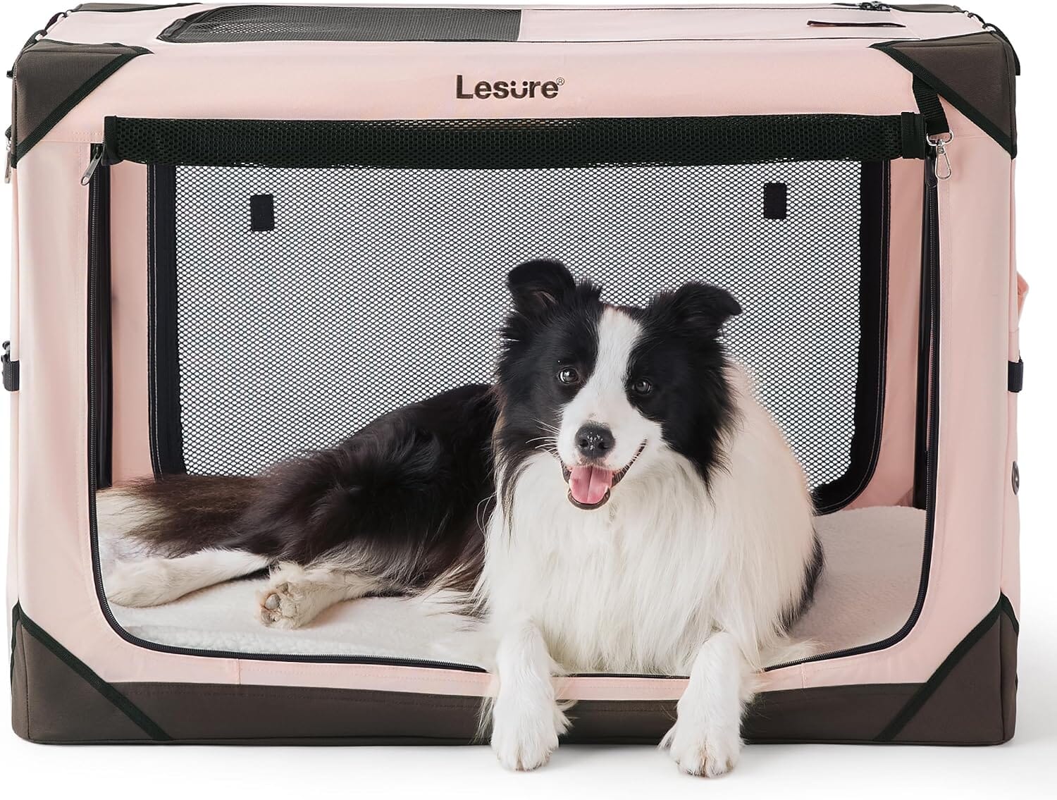 Lesure Collapsible Dog Crate - Portable Pet Crate Lesure Pet