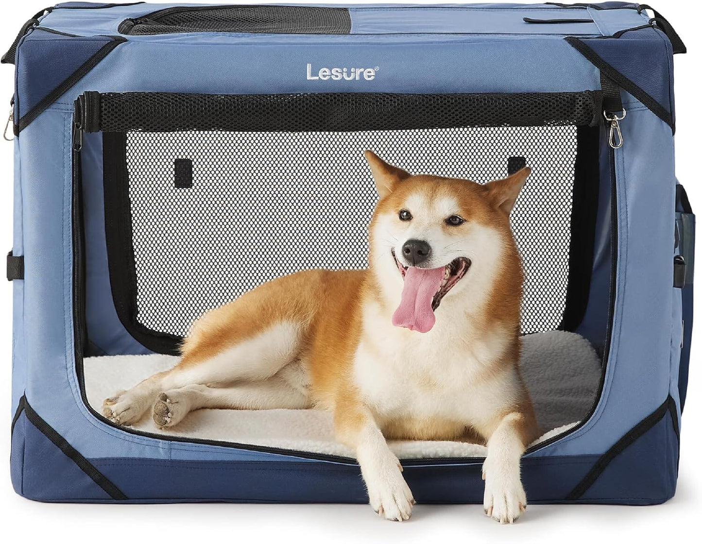Lesure Collapsible Dog Crate - Portable Pet Crate Lesure Pet