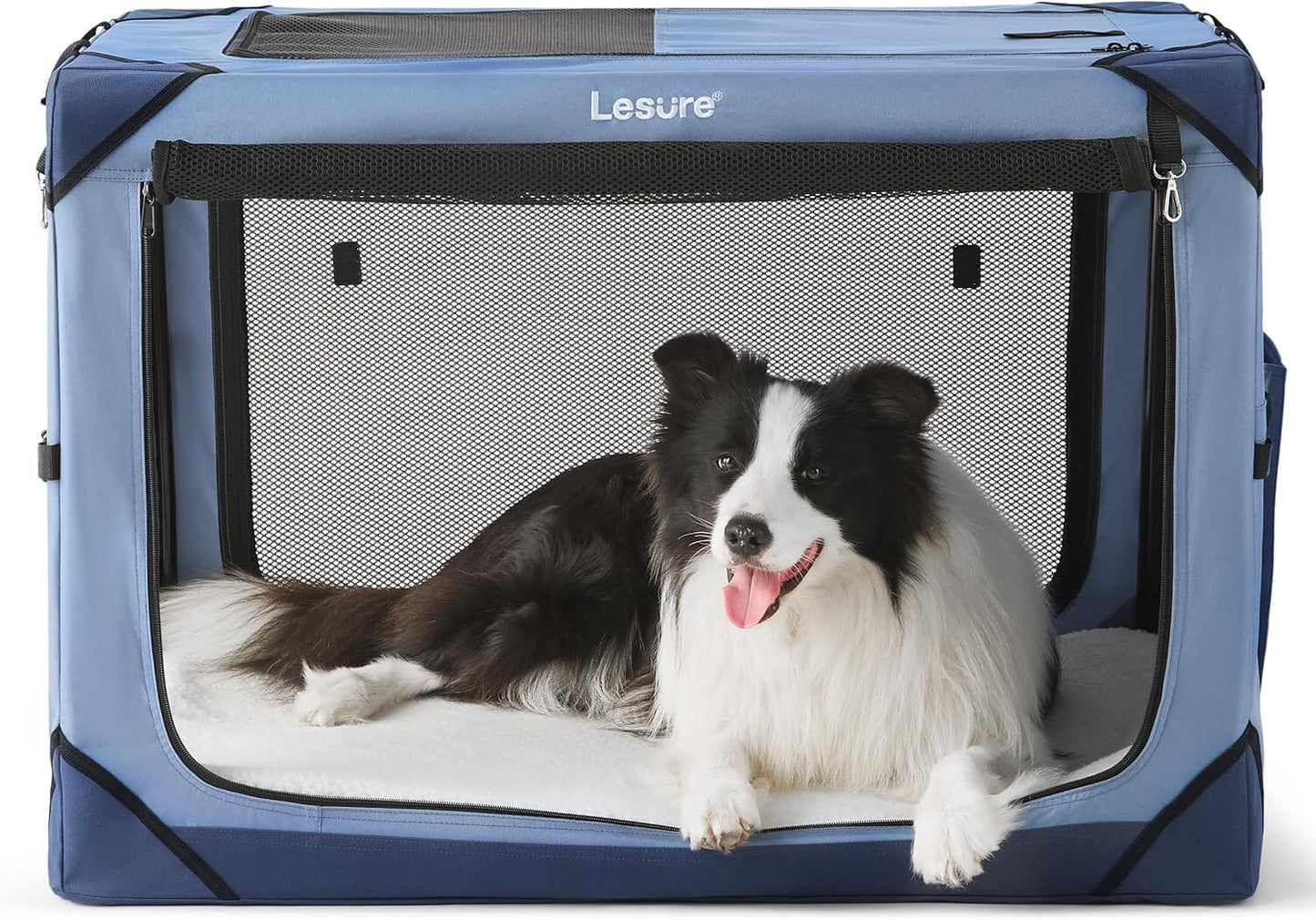 Lesure Collapsible Dog Crate - Portable Pet Crate Lesure Pet