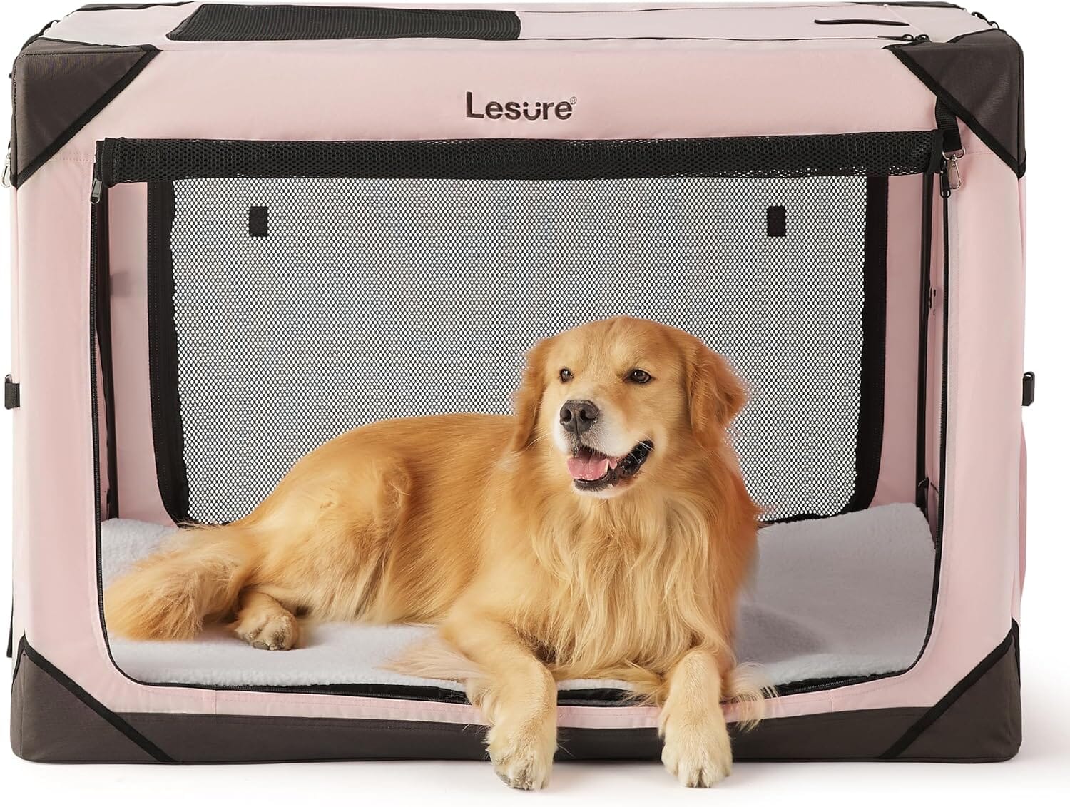 Lesure Collapsible Dog Crate - Portable Pet Crate Lesure Pet