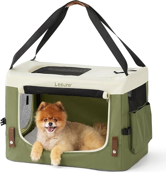 Lesure Collapsible Travel Dog Crate Pet Crate Lesure Pet