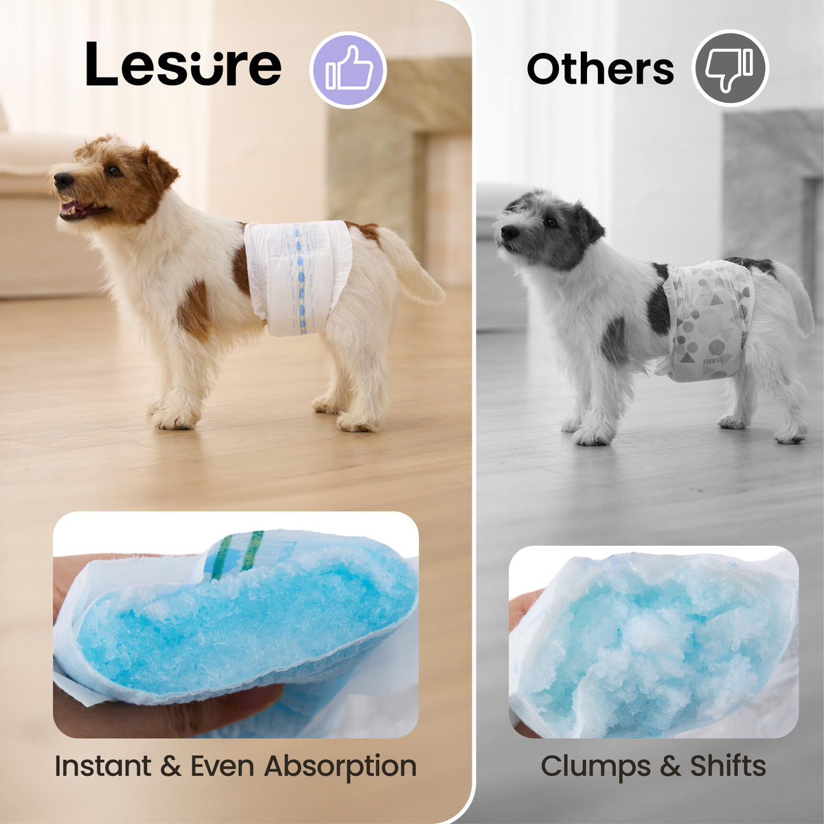 Lesure Disposable Male Dog Diapers