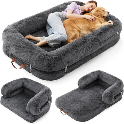 Lesure 3 in 1 Foldable Human Dog Bed Pet Bed Lesure Pet