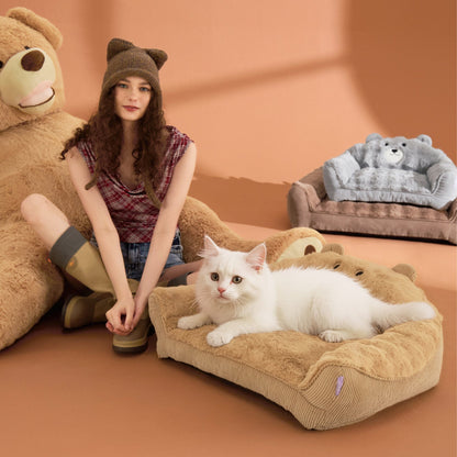 Lesure Cute Bear Pet Couch Lesure Pet