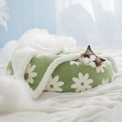 Lesure Calming Donut Bed & Blanket for Dog/Cat Lesure Pet