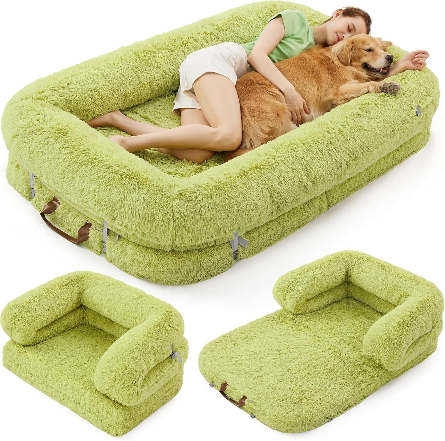 Lesure 3 in 1 Foldable Human Dog Bed Pet Bed Lesure Pet