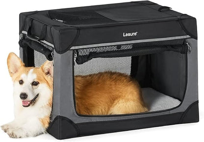 Lesure Soft Collapsible Dog Crate Pet Crate Lesure Pet