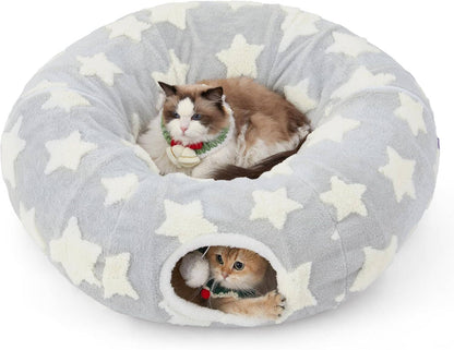 Lesure 2-in-1 Cat Tunnel Bed Pet Supplies Lesure Pet