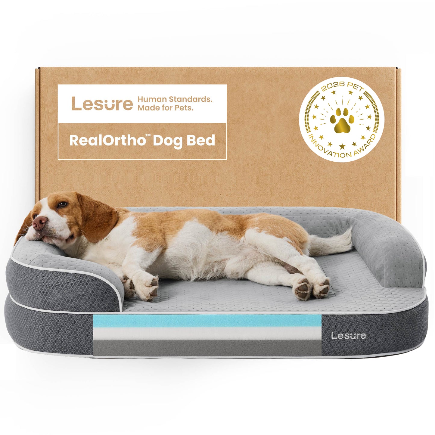 Lesure RealOrtho™ Dog Bed
