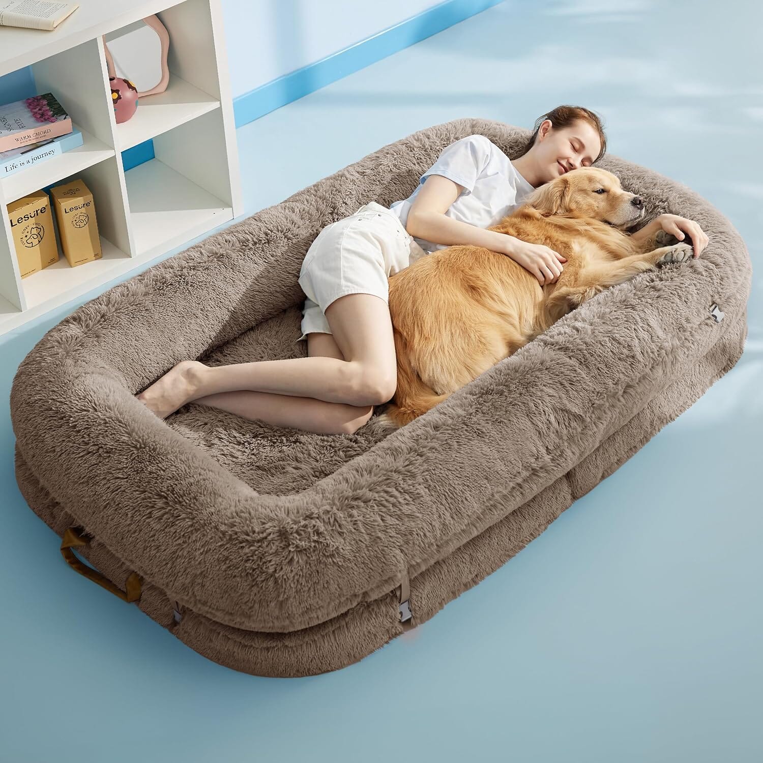 Lesure 3 in 1 Foldable Human Dog Bed Pet Bed Lesure Pet