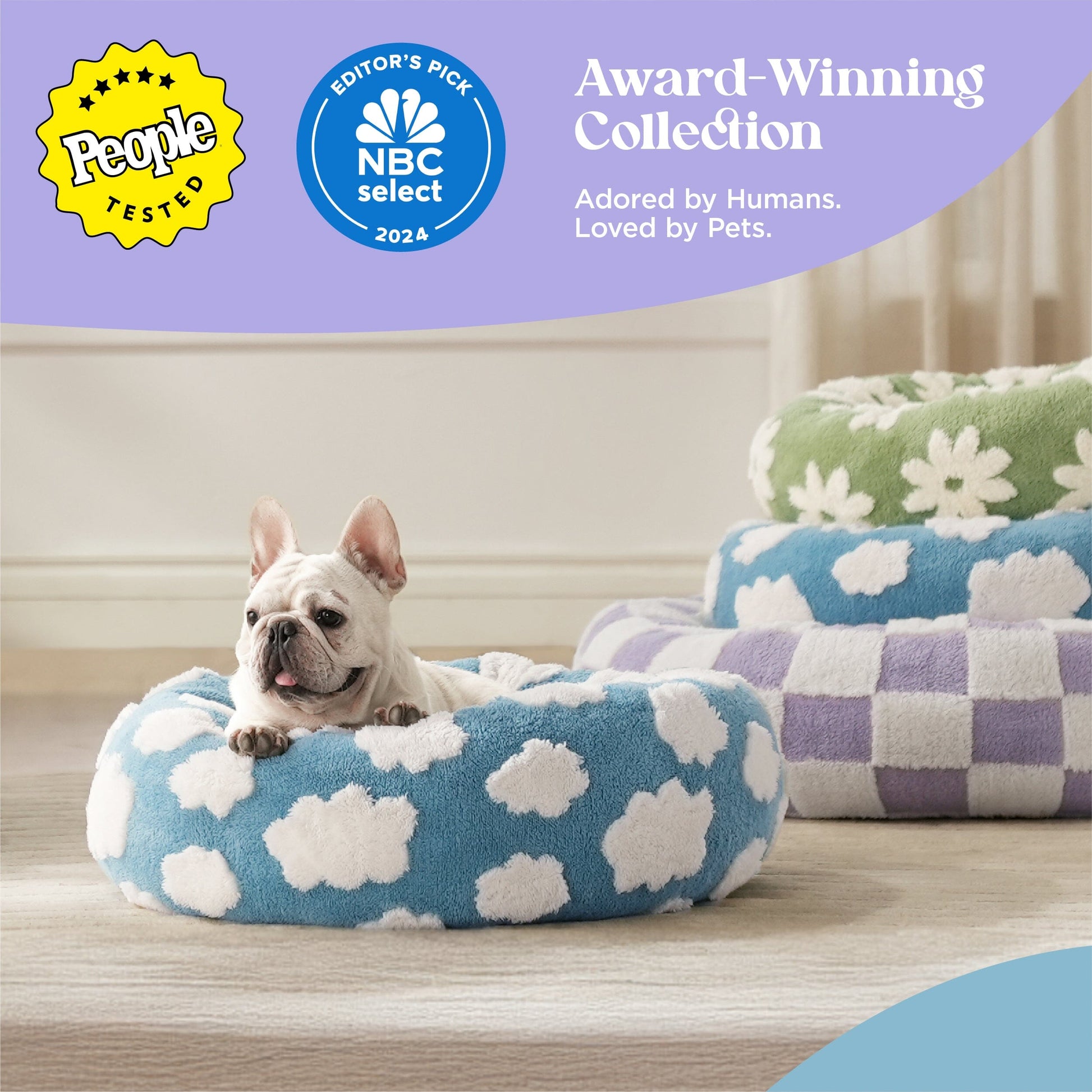 Lesure Calming Donut Bed for Dog/Cat Pet Bed Lesure Pet