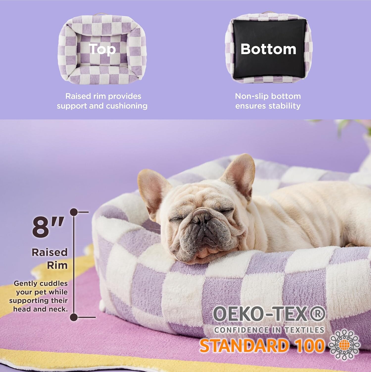 Lesure Rectangle Pet Bed Pet Bed Lesure Pet