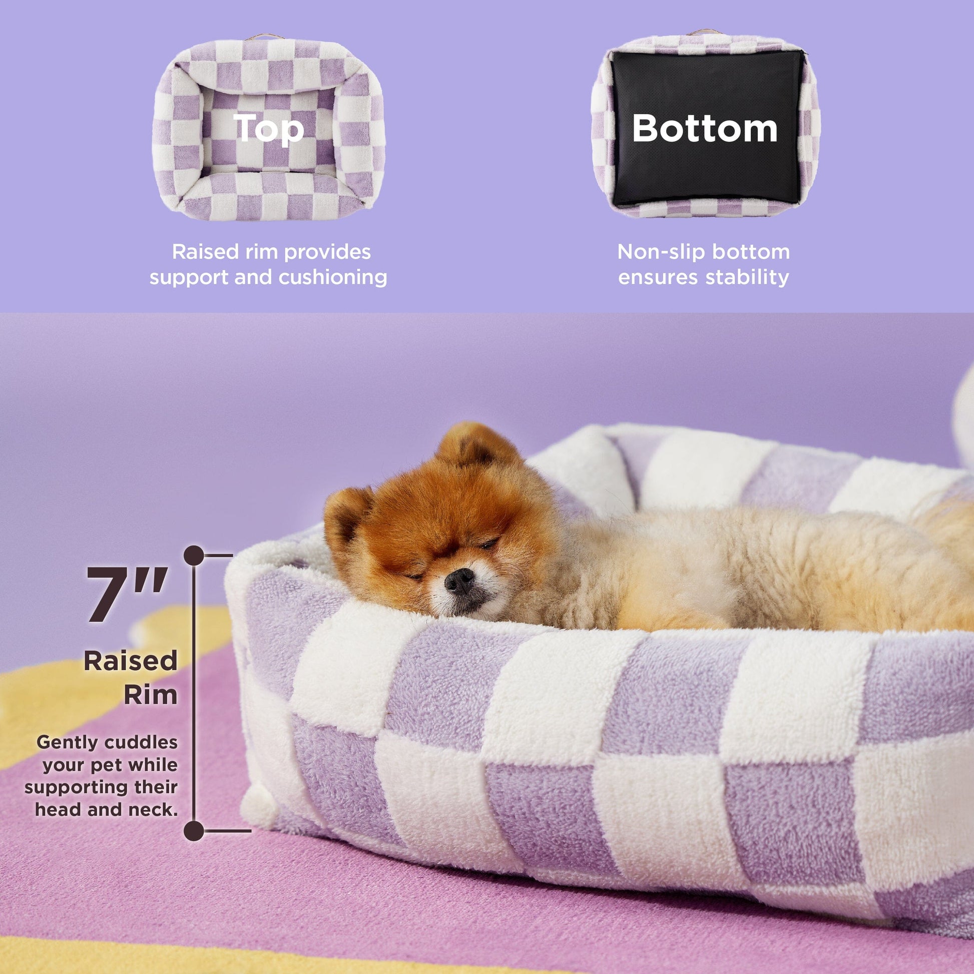 Lesure Rectangle Pet Bed Pet Bed Lesure Pet