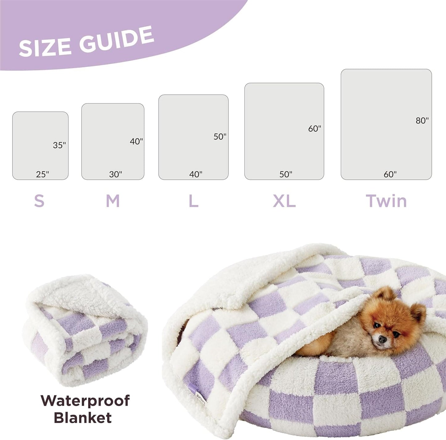 Lesure Waterproof Puppy Blanket for Dog/Cat Puppy Blanket Lesure Pet