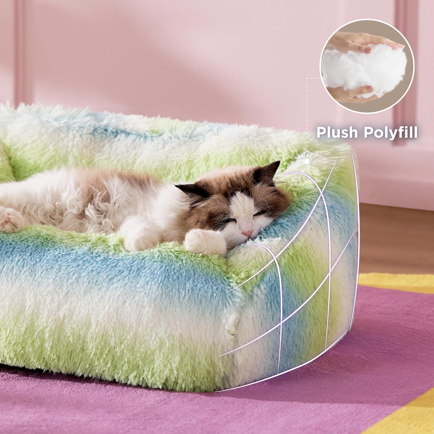 Lesure Furry Cat Dog Bed Pet Bed Lesure Pet