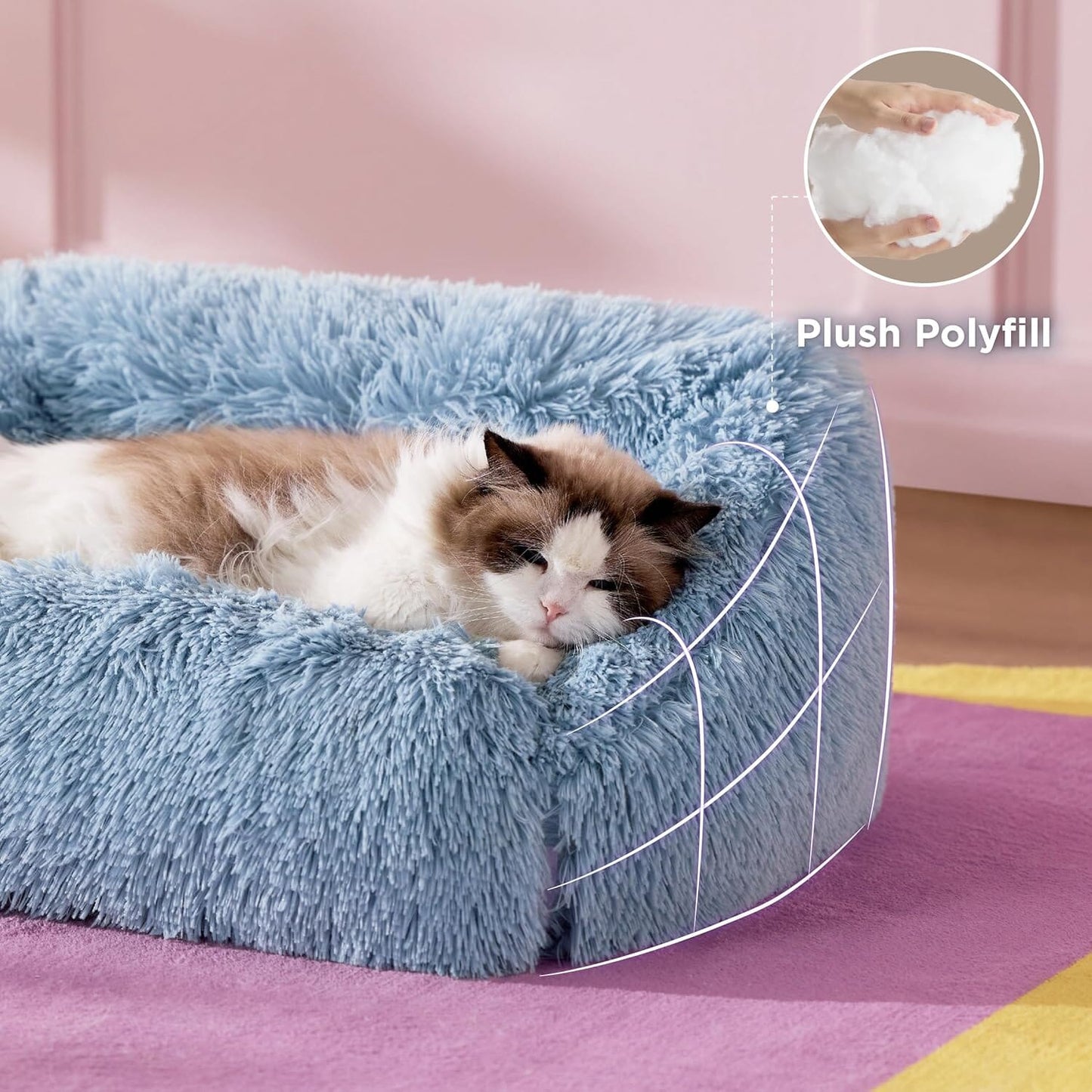 Lesure Furry Cat Dog Bed Pet Bed Lesure Pet