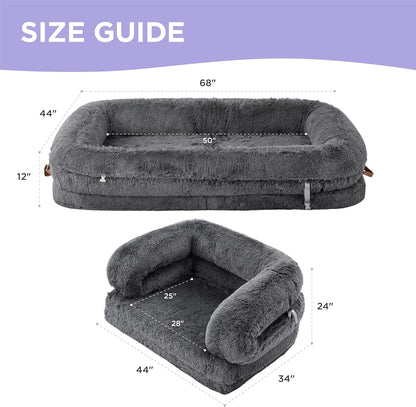 Lesure 3 in 1 Foldable Human Dog Bed Pet Bed Lesure Pet