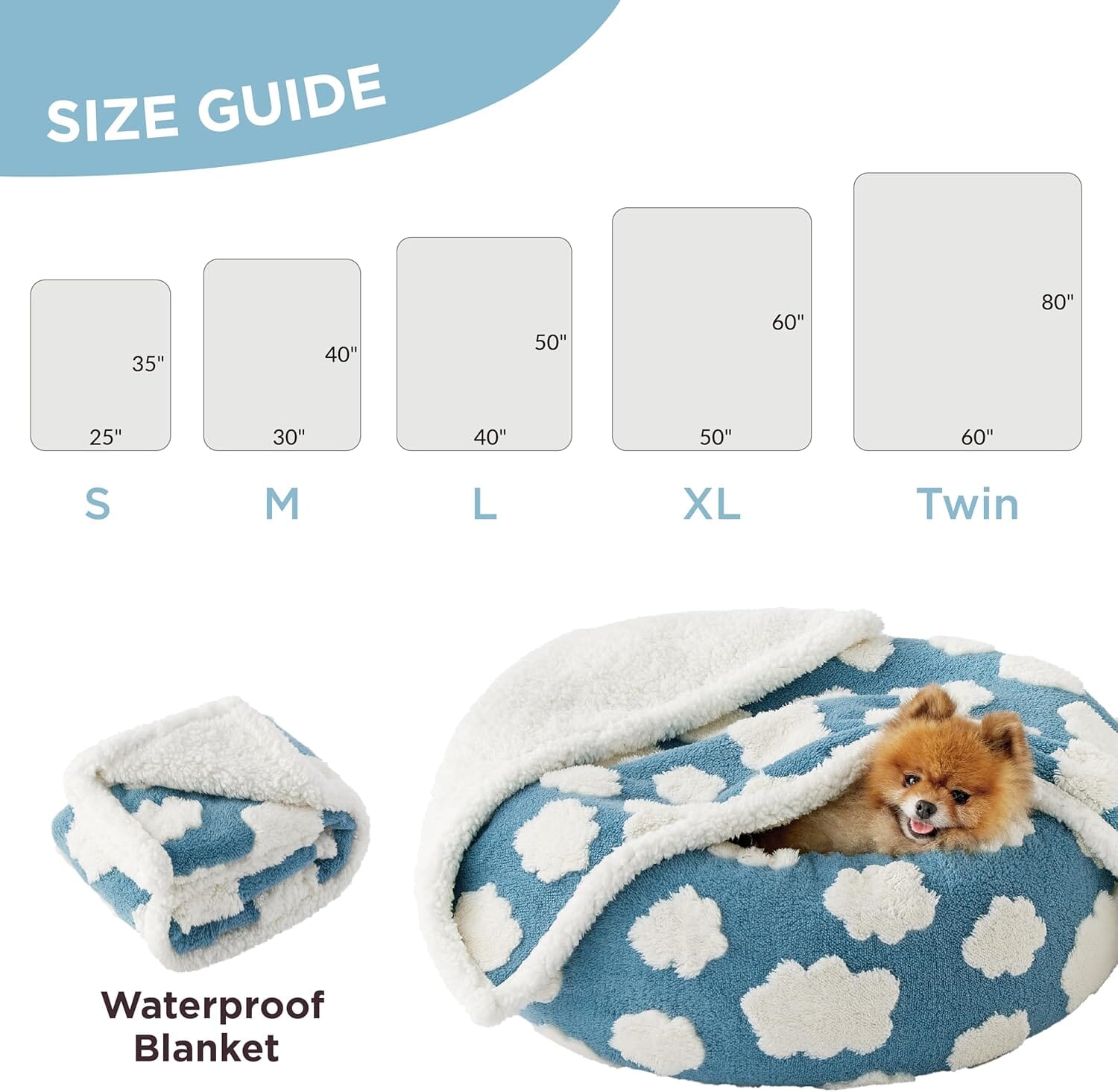 Lesure Waterproof Puppy Blanket for Dog/Cat Puppy Blanket Lesure Pet