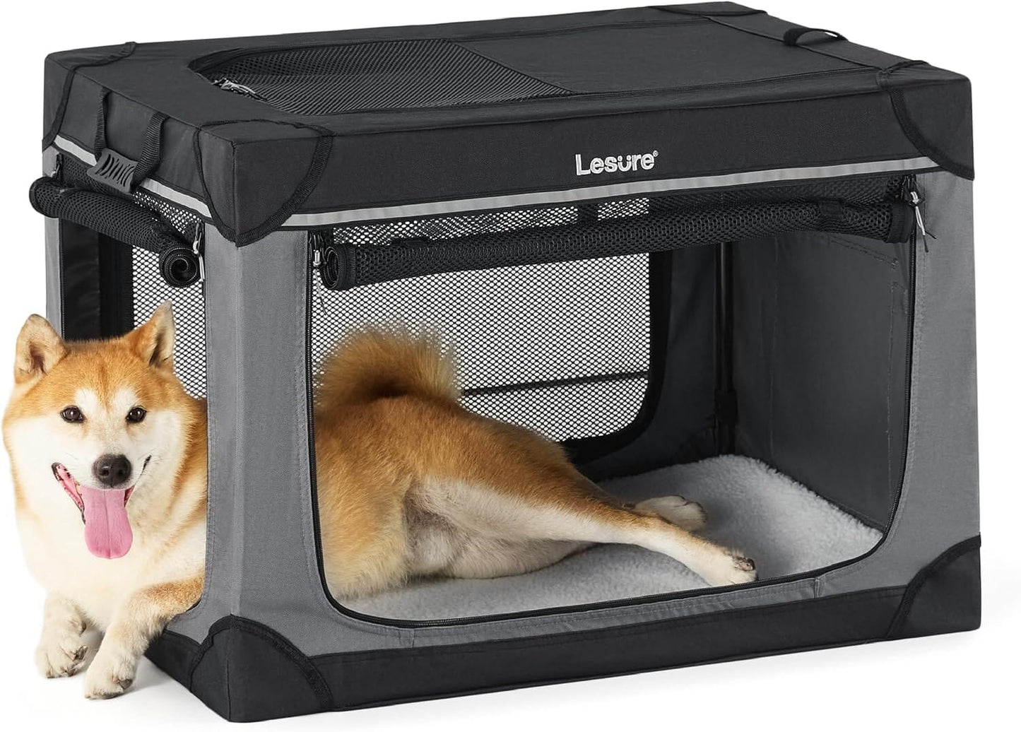 Lesure Soft Collapsible Dog Crate Pet Crate Lesure Pet