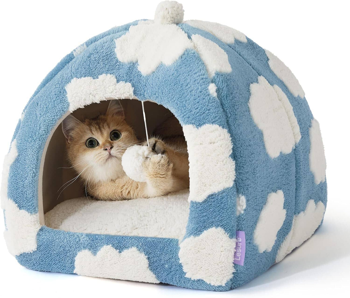 Lesure 2 in 1 Cat Cave Bed Pet Bed Lesure Pet