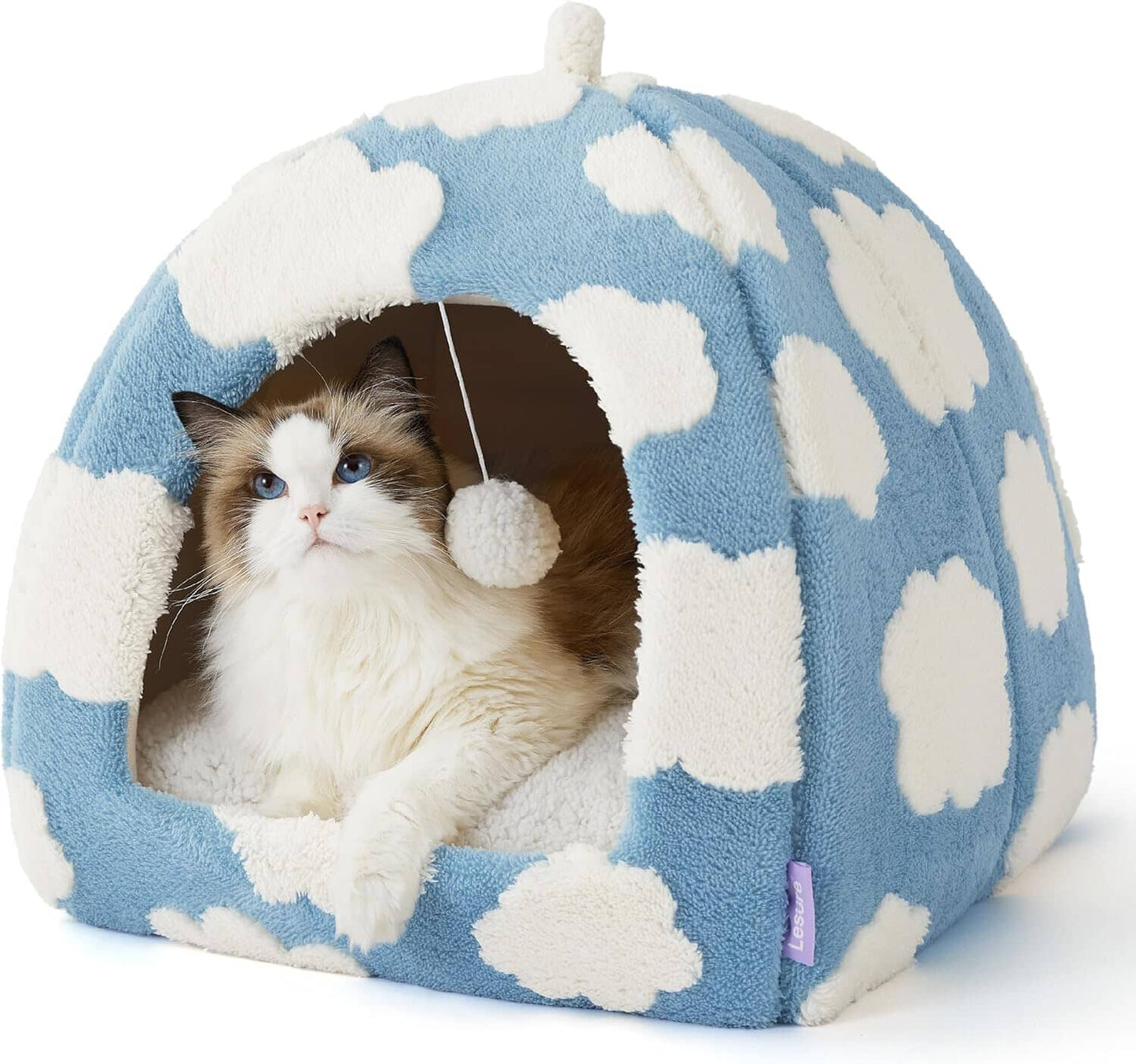 Lesure 2 in 1 Cat Cave Bed Pet Bed Lesure Pet