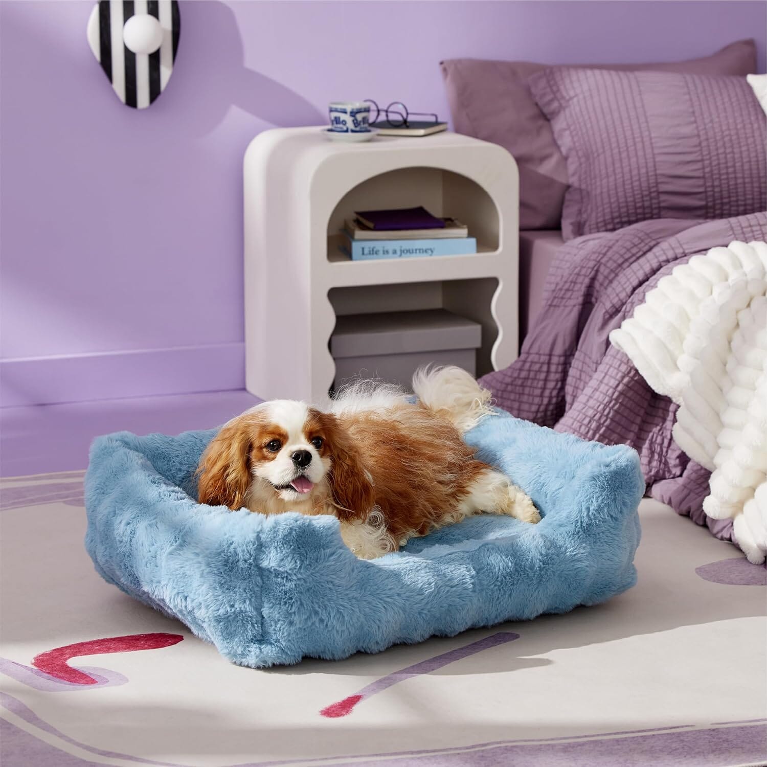 Lesure Faux Fur Bubble Pet Bed Pet Bed Lesure Pet