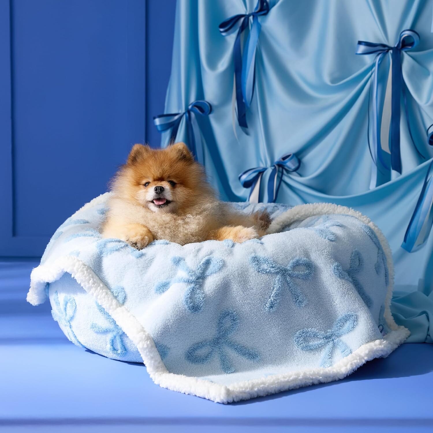 Lesure Calming Donut Bed & Blanket for Dog/Cat Lesure Pet