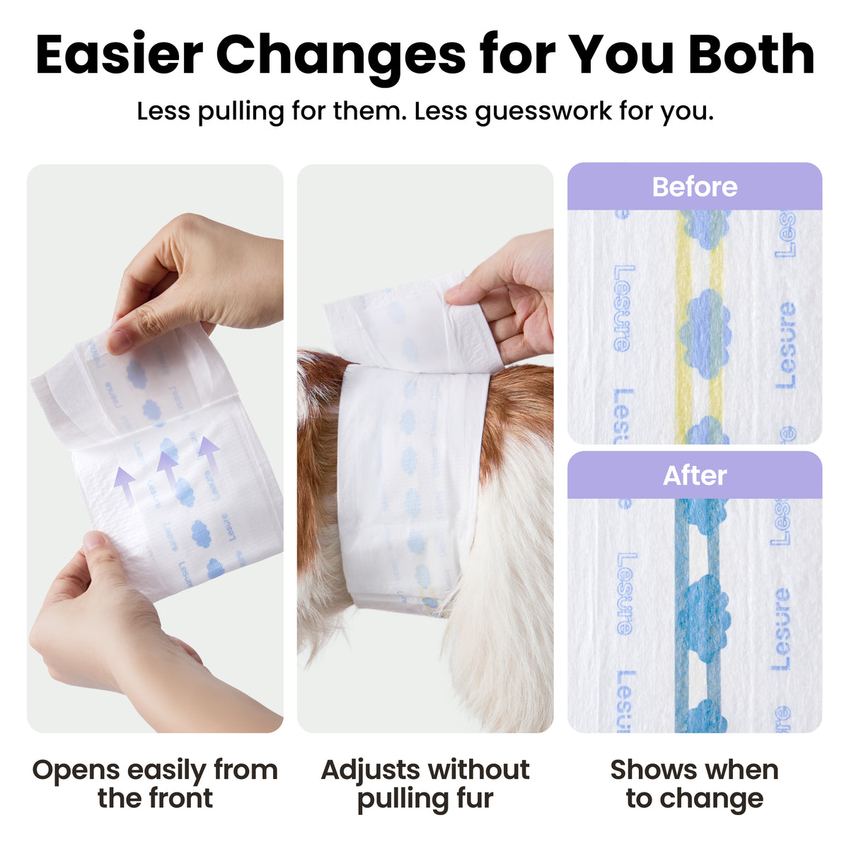 Lesure Disposable Male Dog Diapers