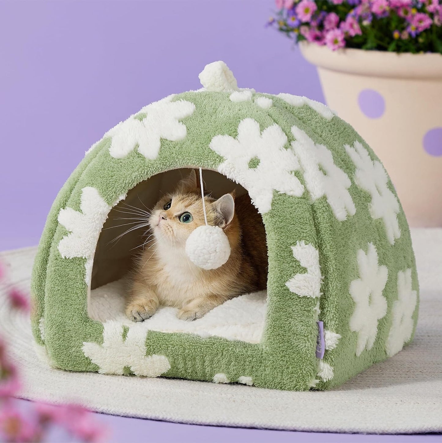 Lesure 2 in 1 Cat Cave Bed Pet Bed Lesure Pet