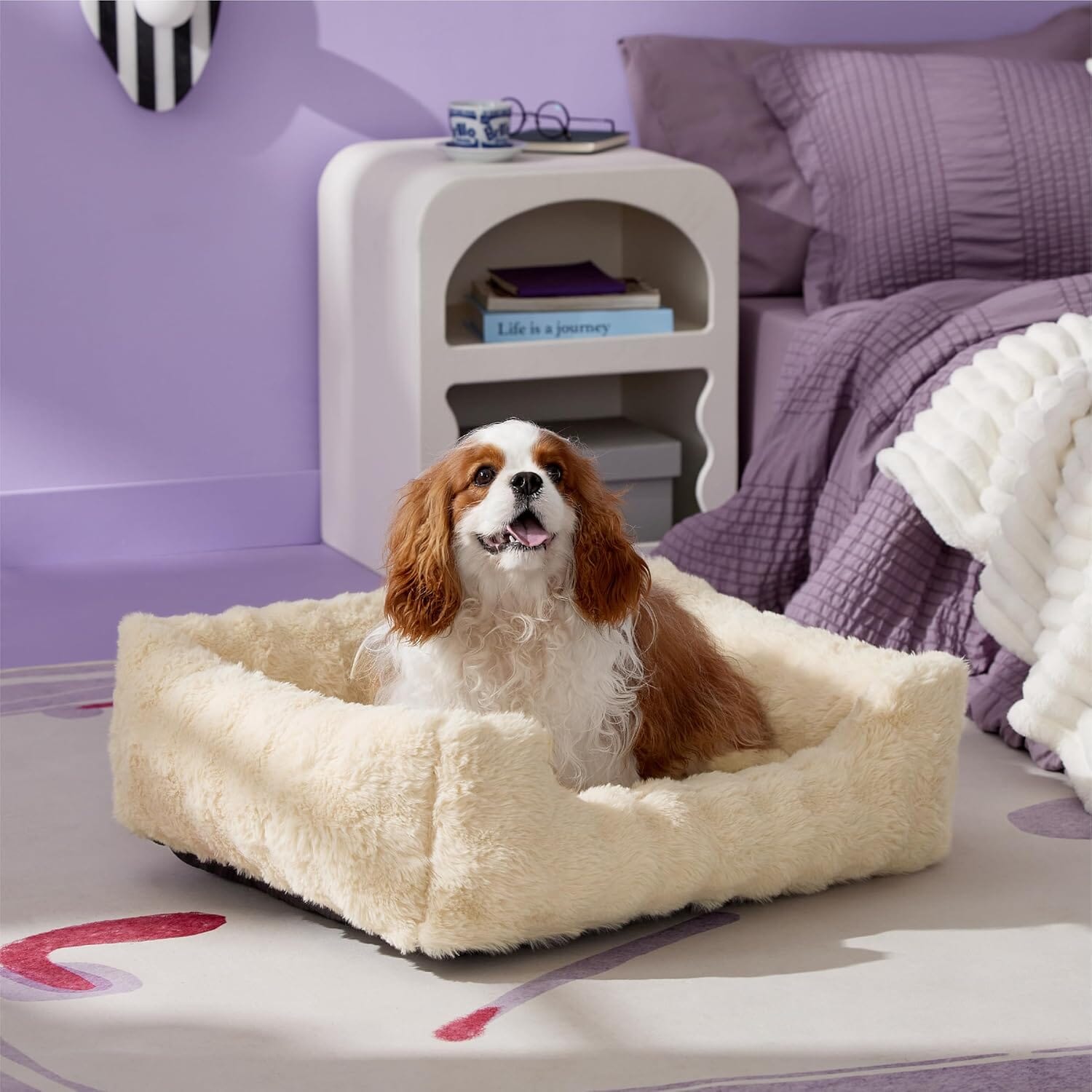 Lesure Faux Fur Bubble Pet Bed Pet Bed Lesure Pet