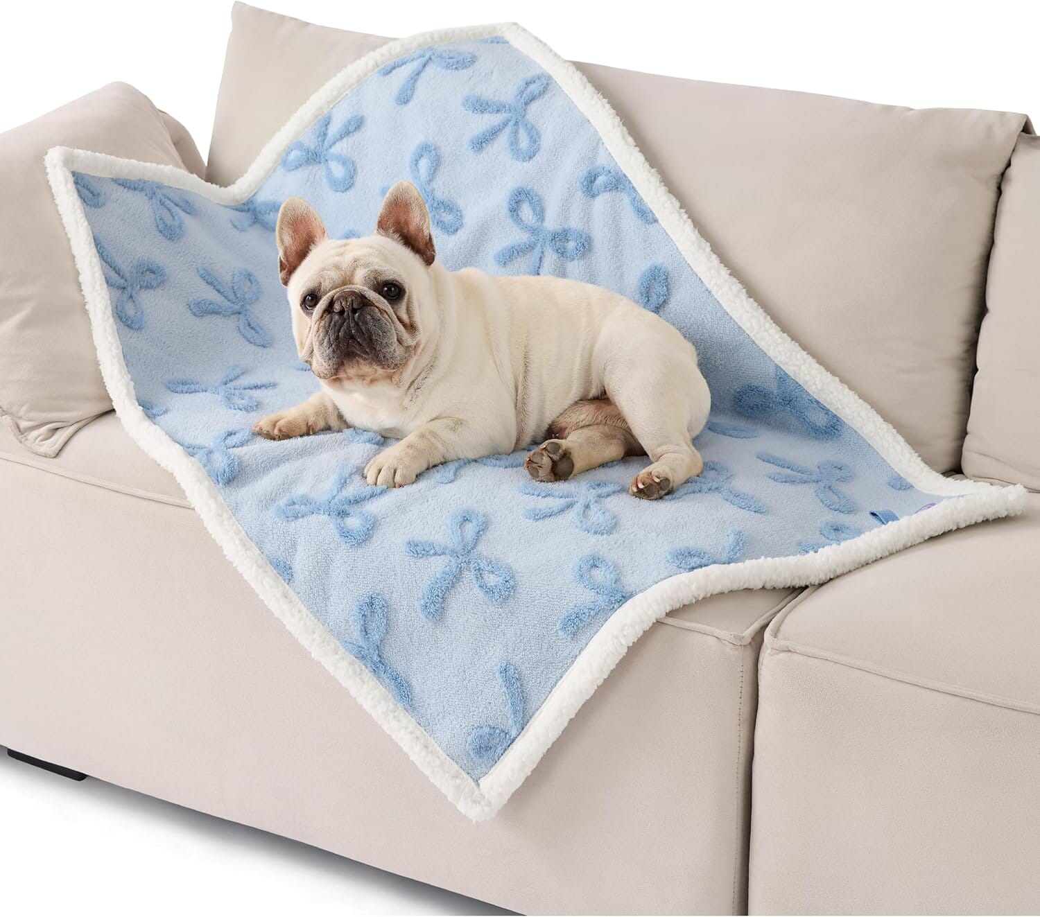 Ultra-Soft Waterproof Pet Blanket - Cozy Dog & Cat Throw For Beds, Crates & Furniture