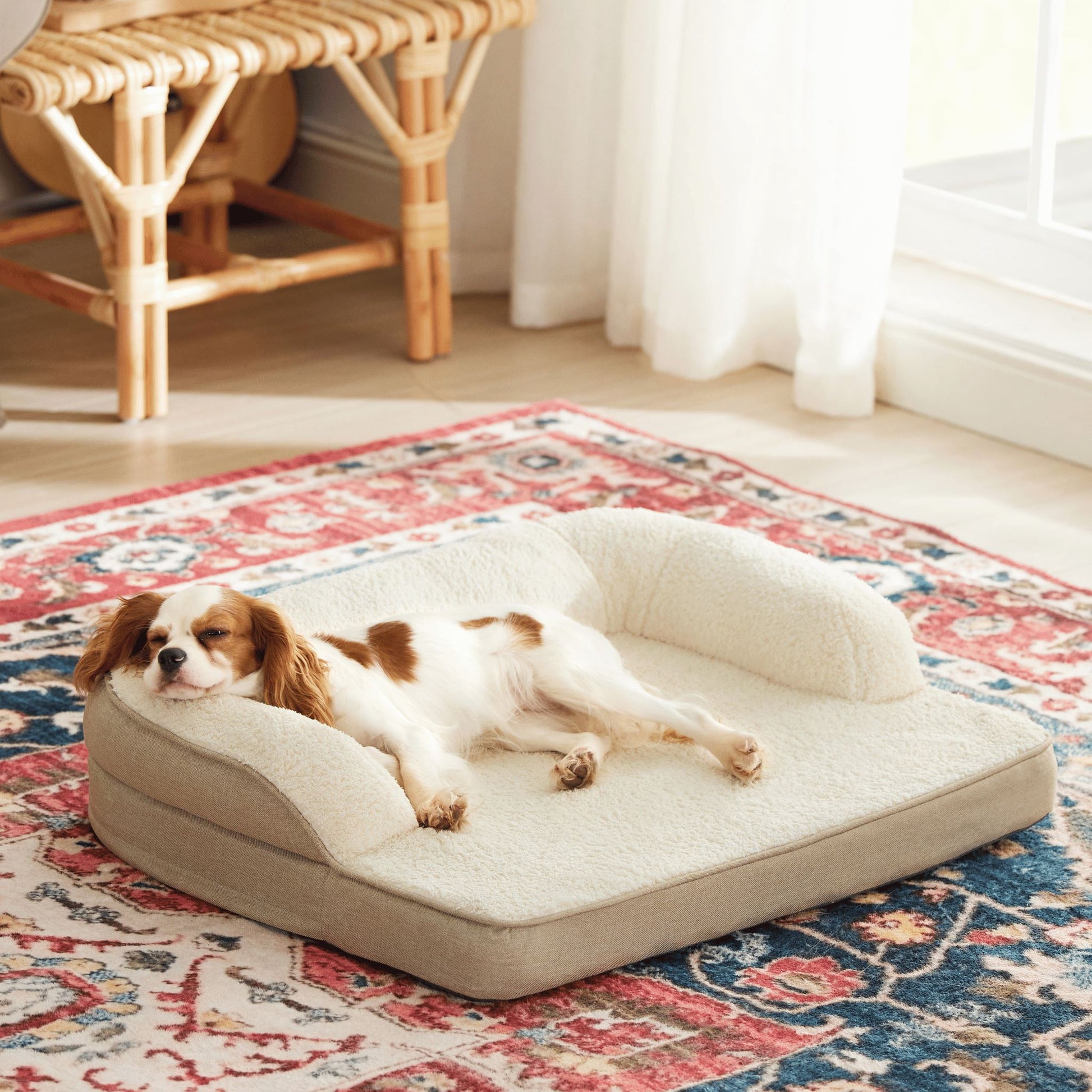 Bolstered Dog Sofa Pet Bed Lesure Pet